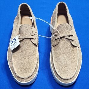 Sperry Men's Beige Suede Slip-On Loafers